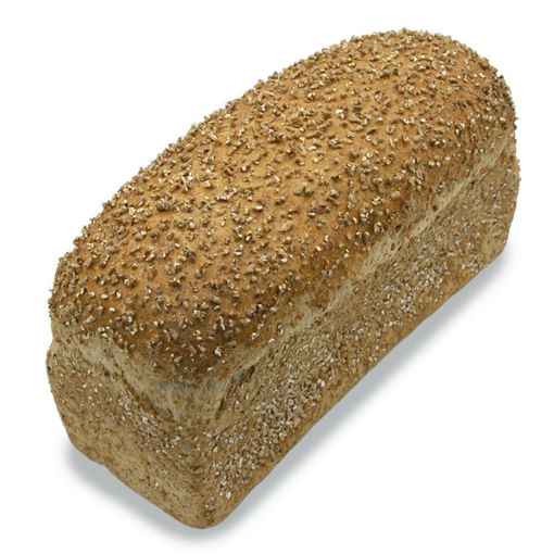 Afbeelding van Grof volkoren tarwebrood met hele tarwekorrels