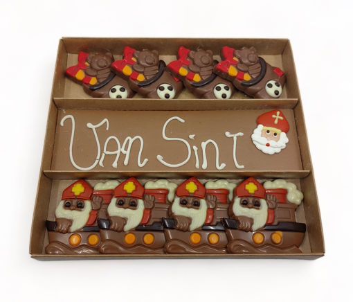 Afbeelding van Chocolade cadeauverpakking van Sint