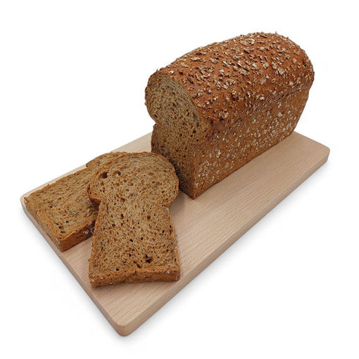 Afbeelding van Ten Veens bruin meergranenbrood met geplette tarwe deco heel