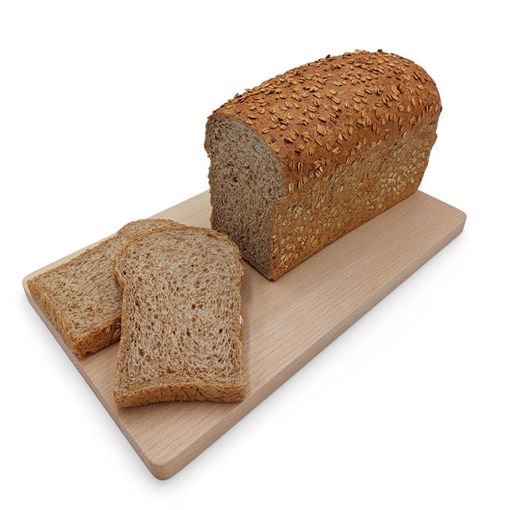 Afbeelding van Volkoren tarwebrood met havervlokken deco heel