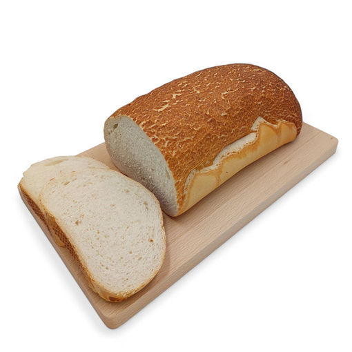 Afbeelding van Wit tarwe vloerbrood met tijgerkorst heel