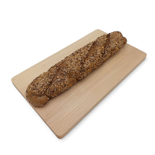 Afbeelding van Bruin meergranen stokbrood half